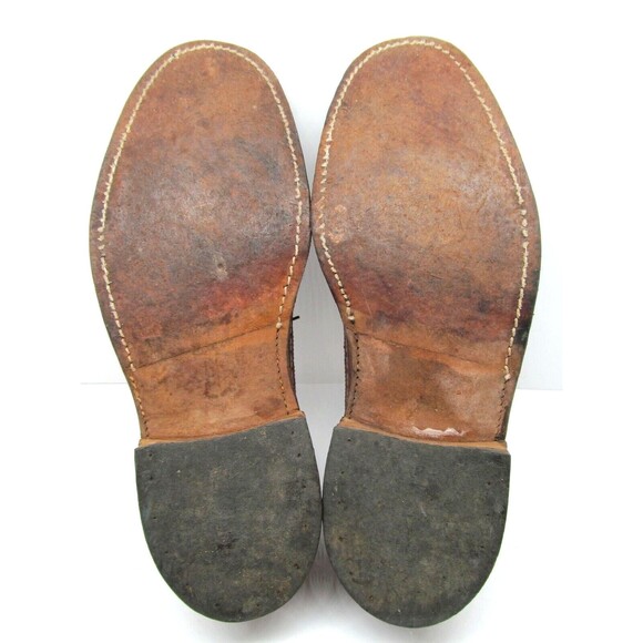 Nettleton Pebbled Leather Brogue Wingtip Derbys Mens Size US 9 - Picture 3 of 12